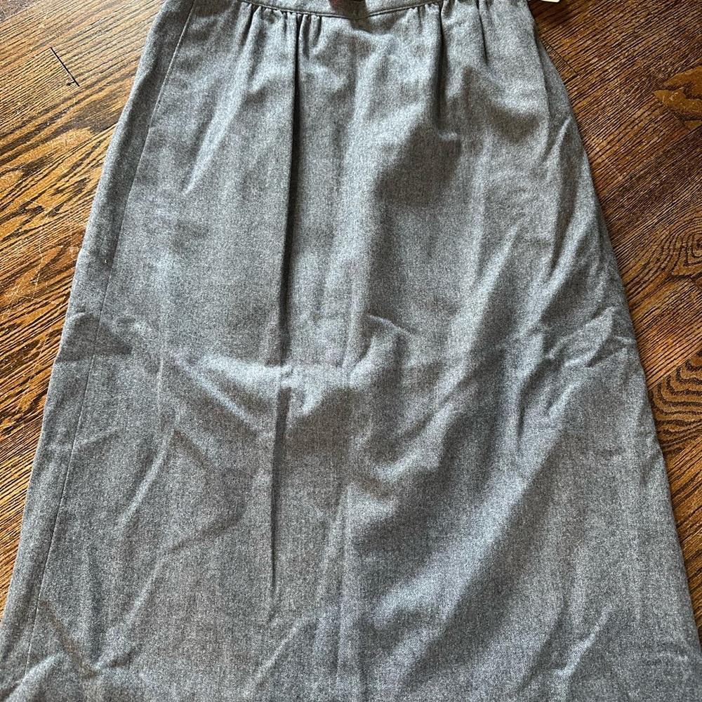 Pendleton Elegant Charcoal Pencil Skirt